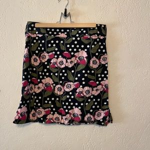 Skirt with Poppy Pattern